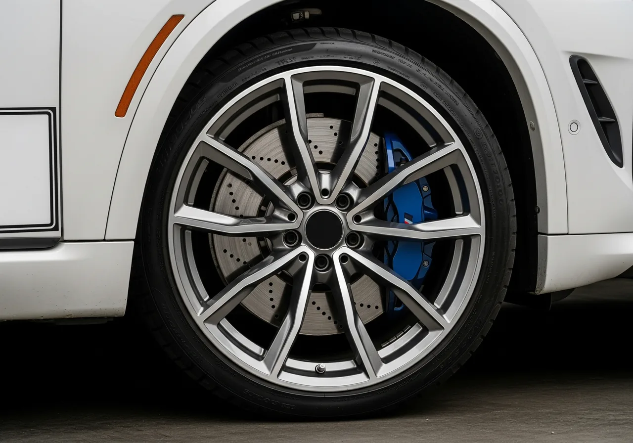 Lot 48213 wheel and brake detail